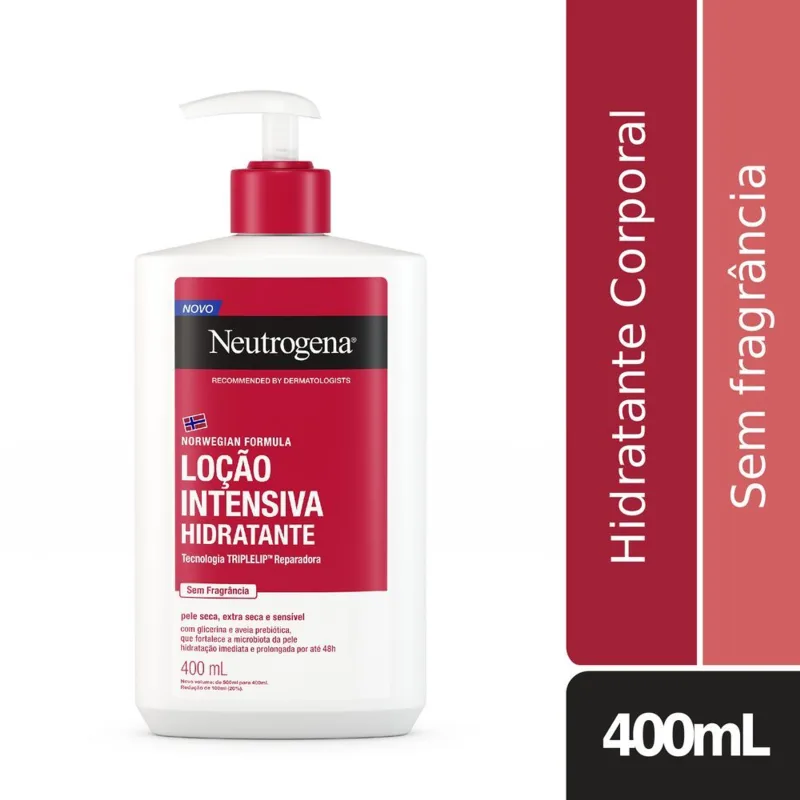 Neutrogena Norwegian Intensivo sem Fragrância - Hidratante Corporal 400ml