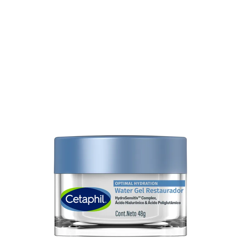 Cetaphil Optimal Hydration com Ácido Hialurônico - Water Gel Hidratante Facial 48g