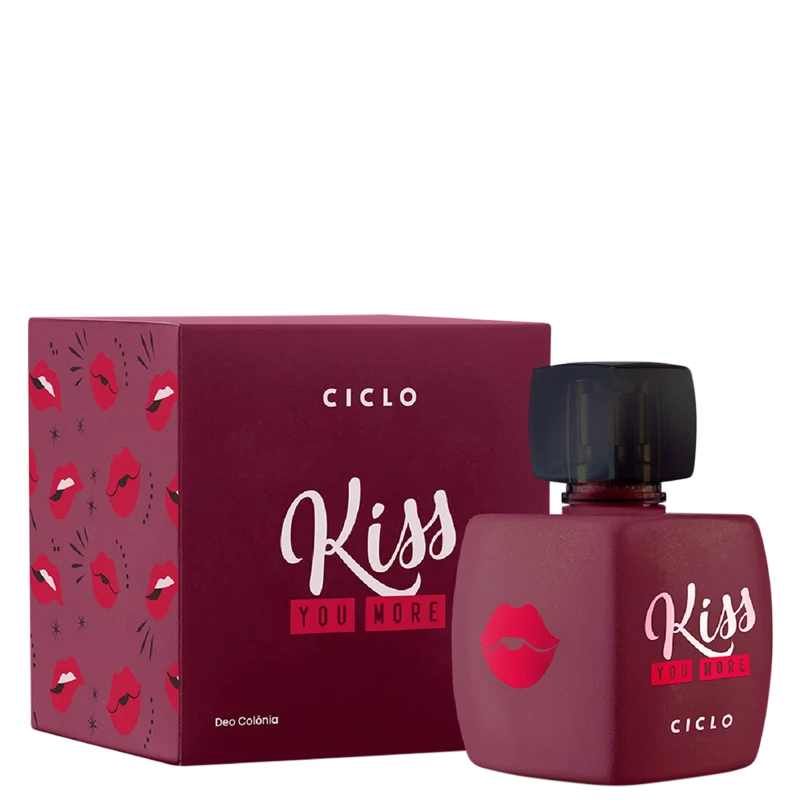 Kiss Me More Ciclo Cosméticos com Caixa - Desodorante Colônia Feminino 100ml