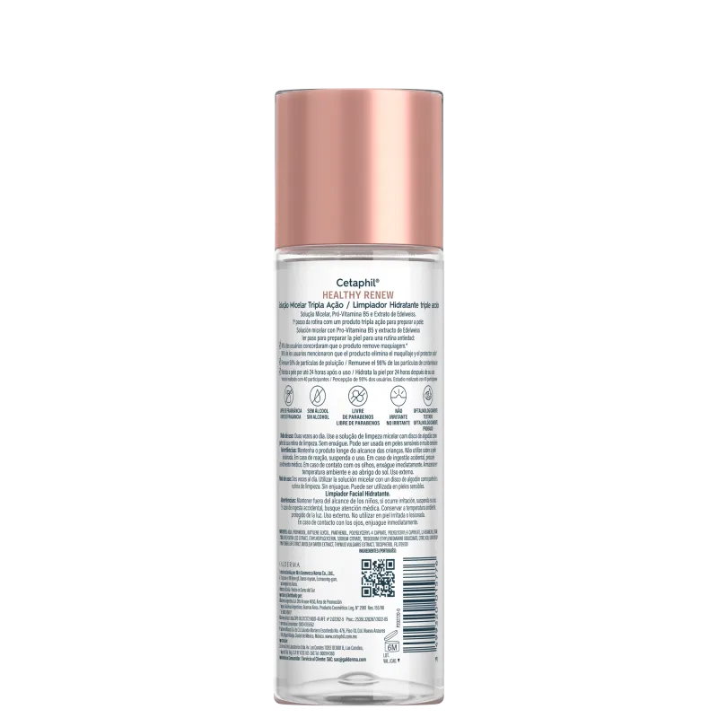Cetaphil Healthy Renew Tripla Ação - Solução Micelar Hidratante 160ml