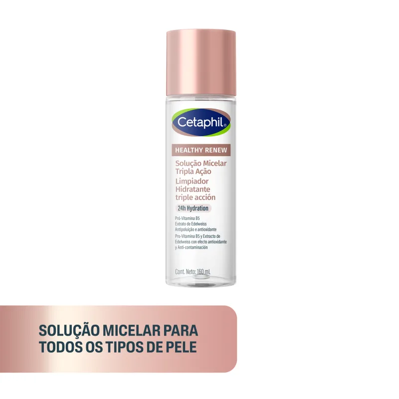 Cetaphil Healthy Renew Tripla Ação - Solução Micelar Hidratante 160ml
