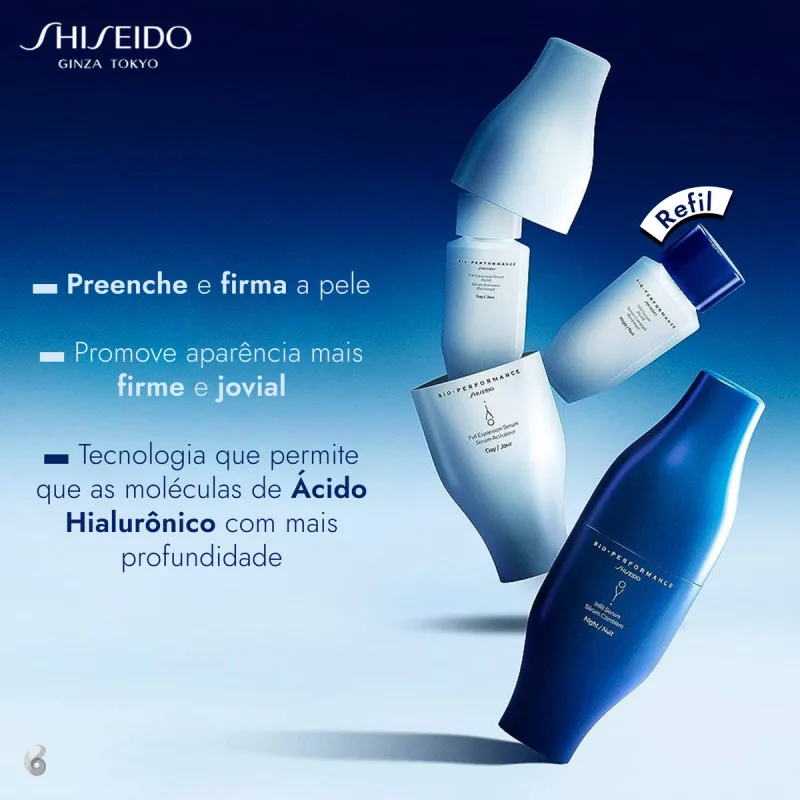 Kit Shiseido Bio-Performance Skin Filler Refil (2 Produtos)