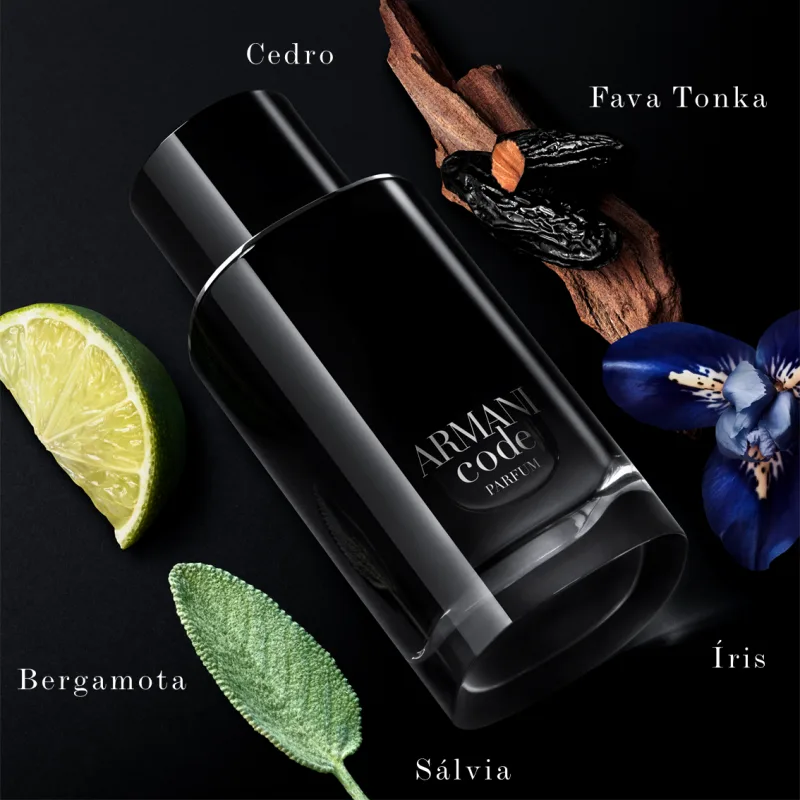 Armani Code Giorgio Armani Parfum Recarregável - Perfume Masculino 50ml