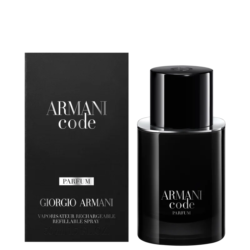 Armani Code Giorgio Armani Parfum Recarregável - Perfume Masculino 50ml