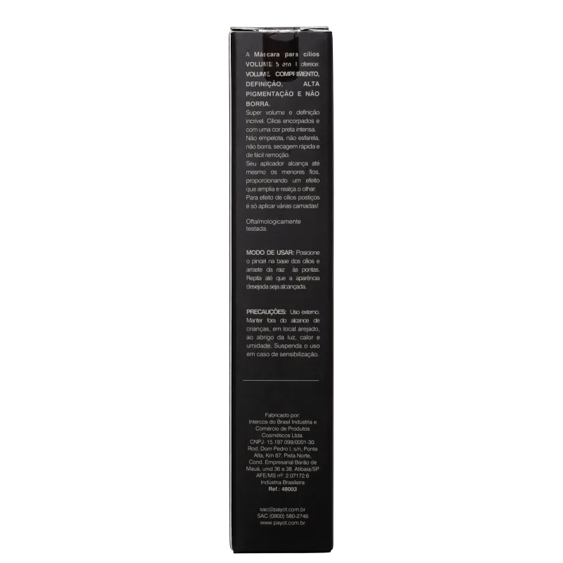 Payot 5 em 1 Volume - Máscara para Cílios 6g