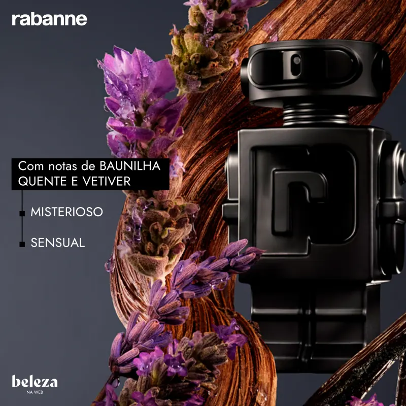 Com notas de BAUNILHA, QUENTE E VETIVER, MISTERIOSO e SENSUAL.