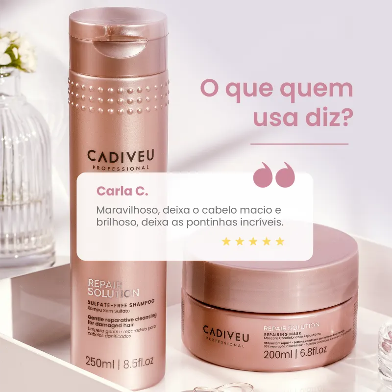 Cadiveu Professional Repair Solution - Máscara Reparadora 200ml