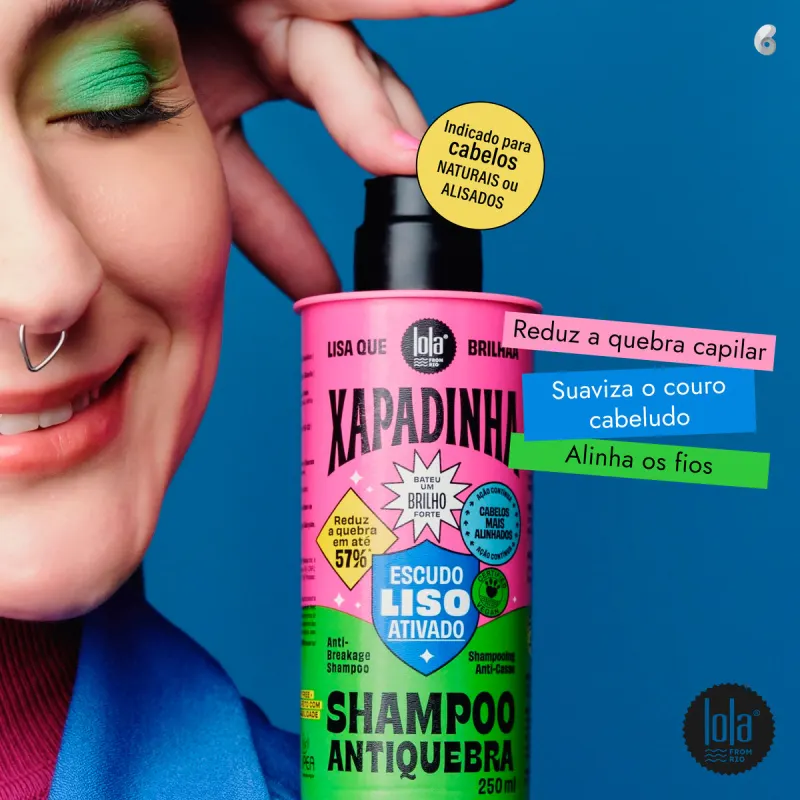 Lola Cosmetcis Xapadinha - Shampoo Antiquebra 250ml