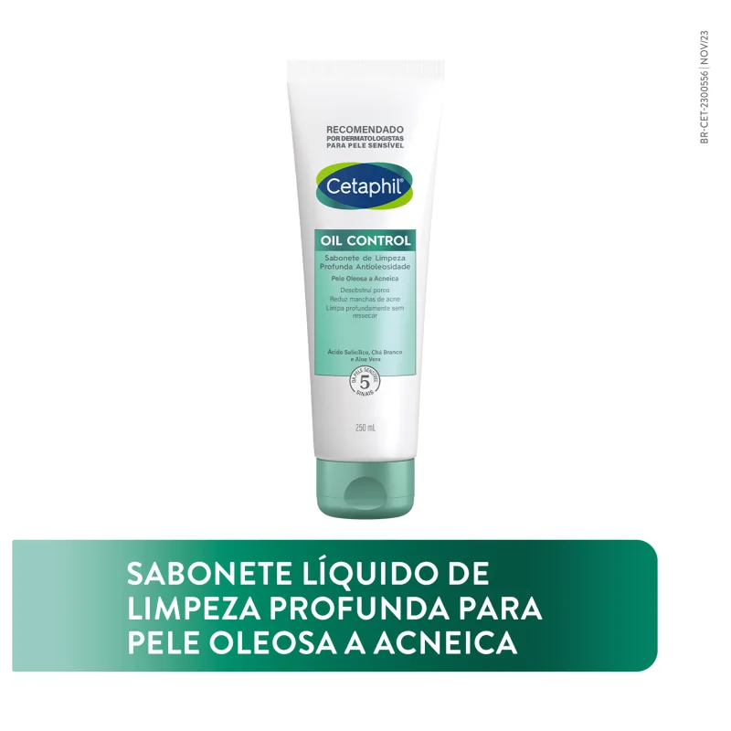 Cetaphil Oil Control - Balm de Limpeza Facial Antiacne 250ml