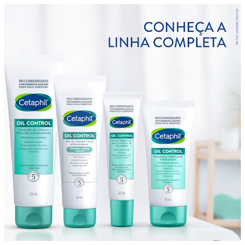 Cetaphil Oil Control - Balm de Limpeza Facial Antiacne 250ml