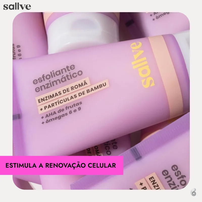 Sallve - Esfoliante Enzimático Facial 70g