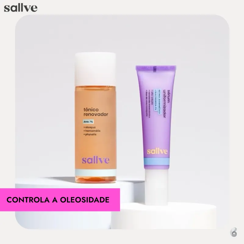 Sallve Tônico Renovador - Tratamento Facial 120ml