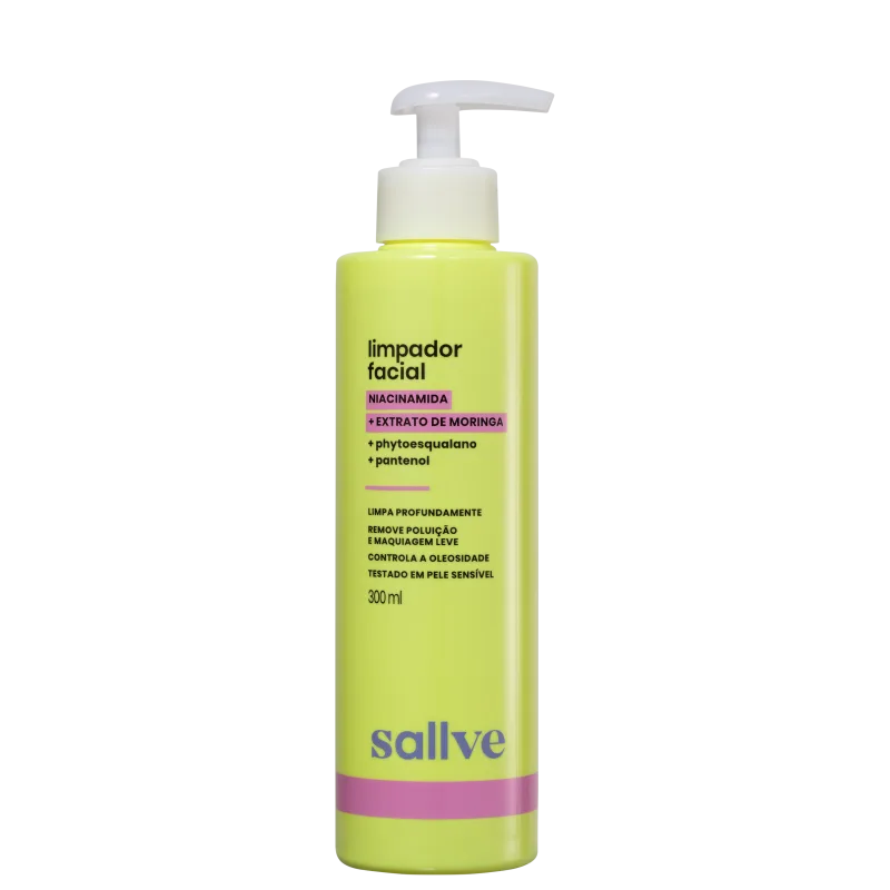 Sallve Limpador Facial - Gel de Limpeza 300ml