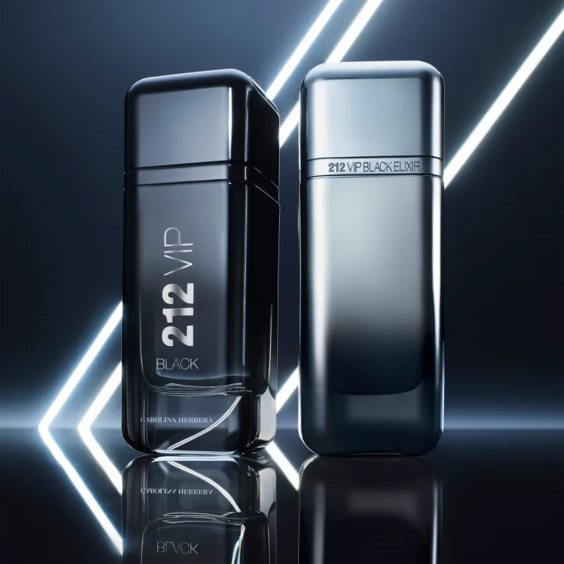 Perfume Masculino 212 VIP Black Elixir Carolina Herrera Eau de Parfum.
