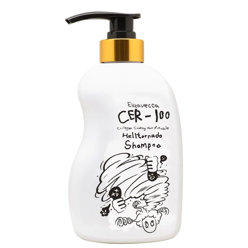 Elizavecca CER-100 Tratamento para Couro Cabeludo com Colágeno A+ Muscle Tornado - Shampoo 500ml