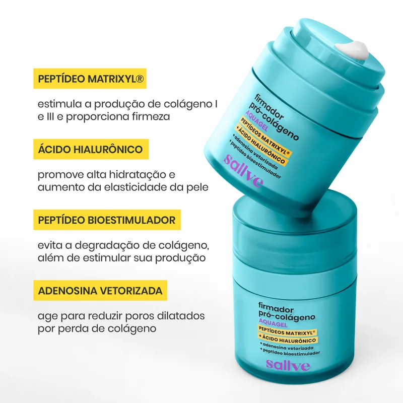 Sallve Firmador Pró-Colágeno - Tratamento Facial 30g