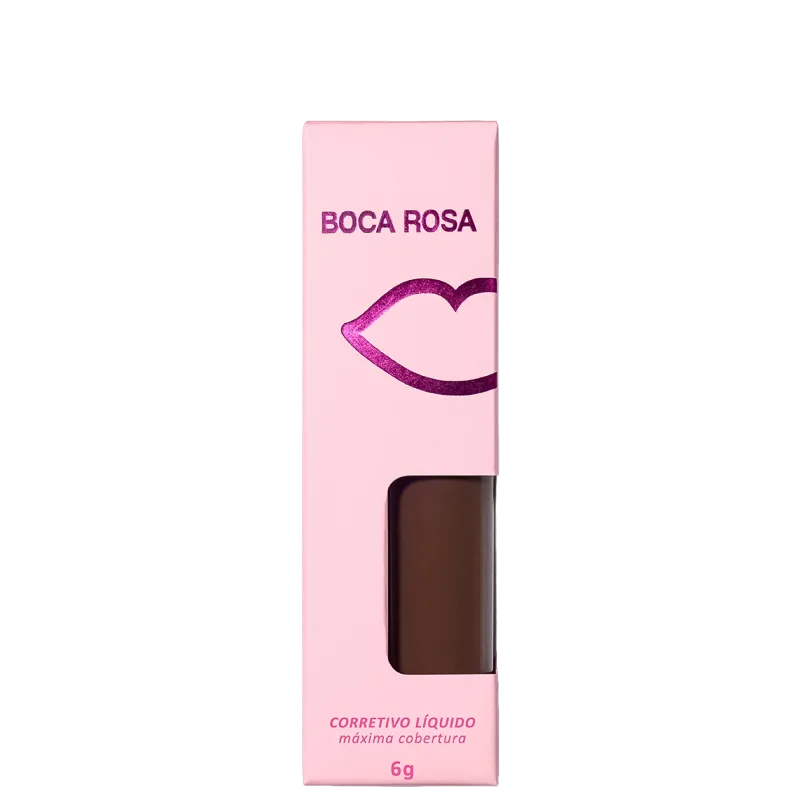 Caixa do corretivo líquido Boca Rosa na Cor 16.