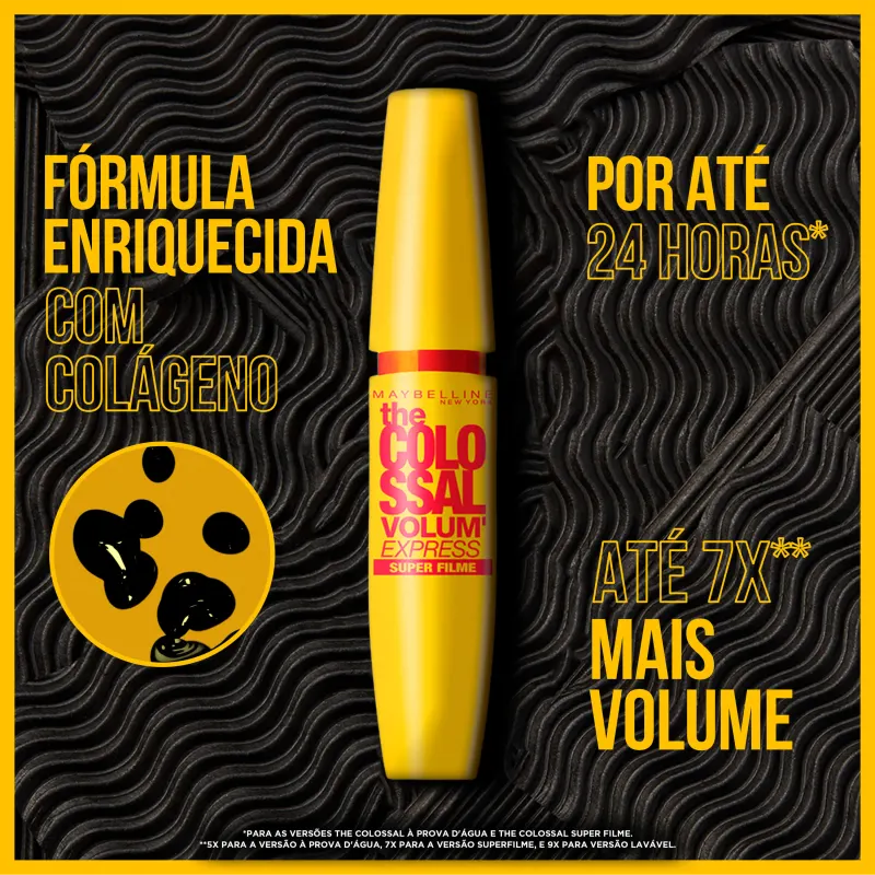 Maybelline The Colossal Volum'Express Super Filme - Máscara para Cílios 9,2ml