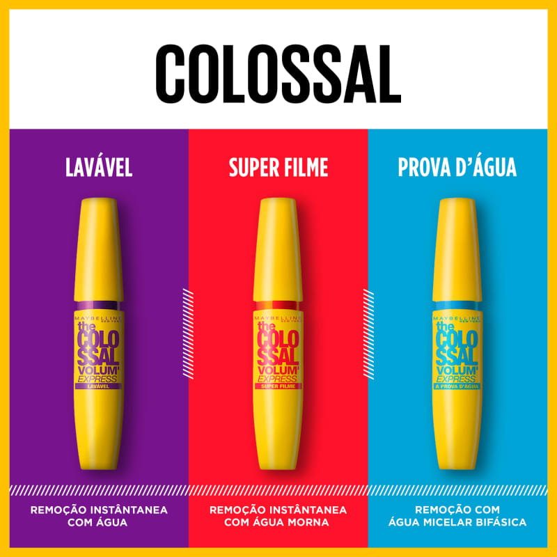 Maybelline The Colossal Volum'Express Super Filme - Máscara para Cílios 9,2ml
