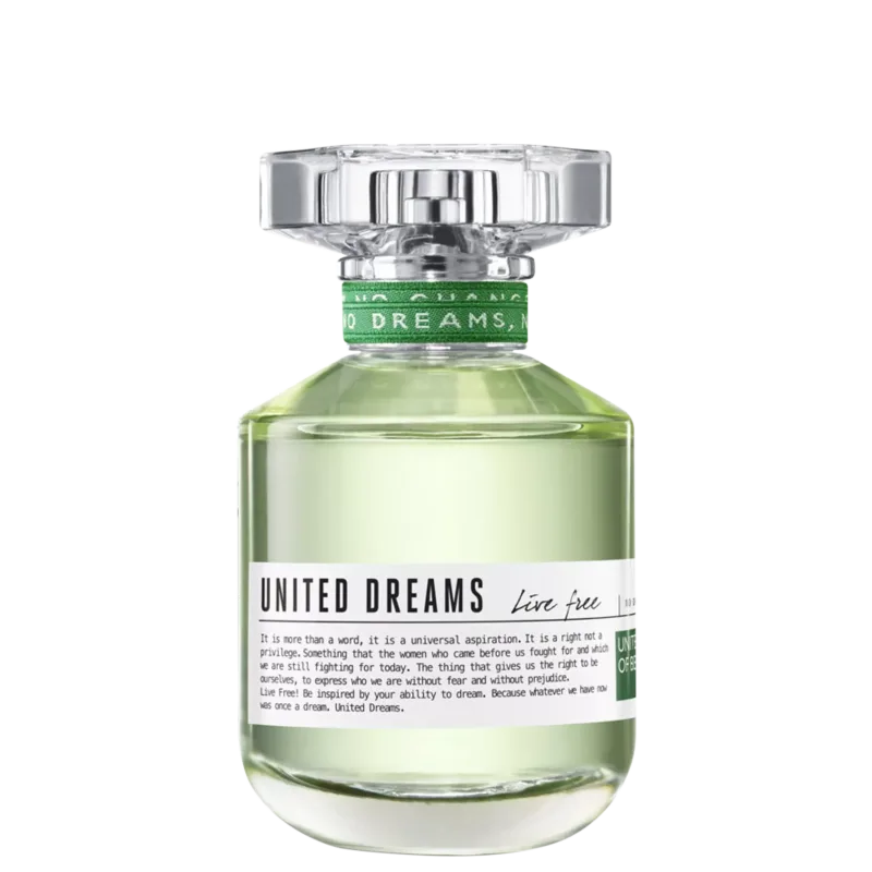 United Dreams Live Free Benetton Eau de Toilette - Perfume Feminino 80ml