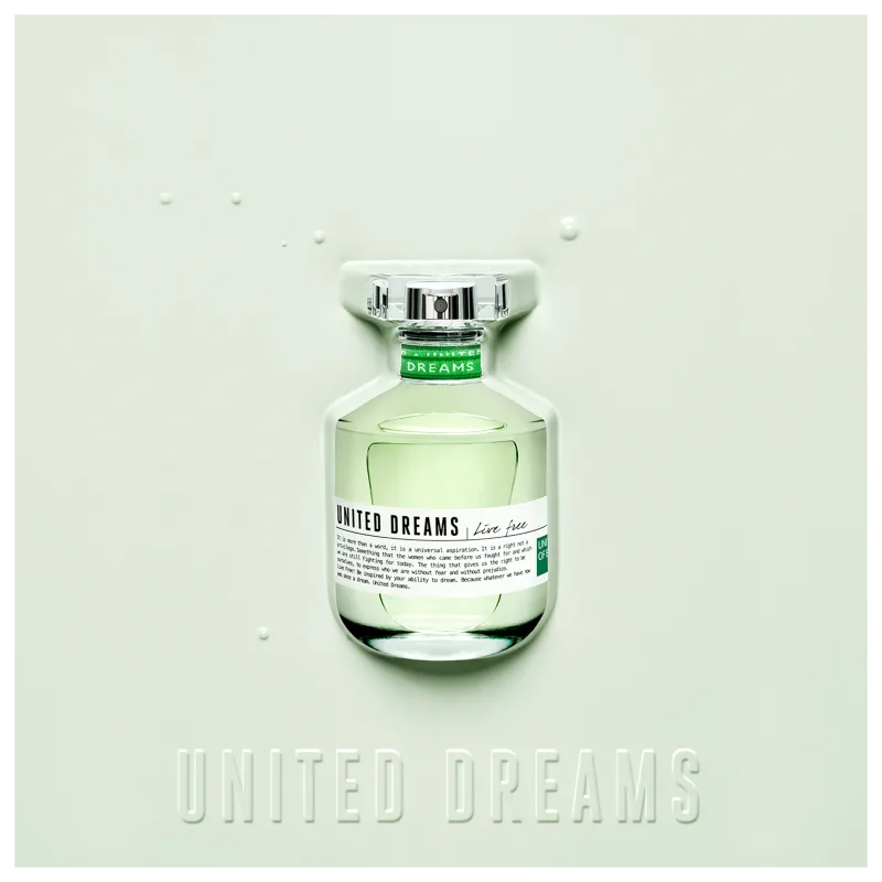United Dreams Live Free Benetton Eau de Toilette - Perfume Feminino 80ml