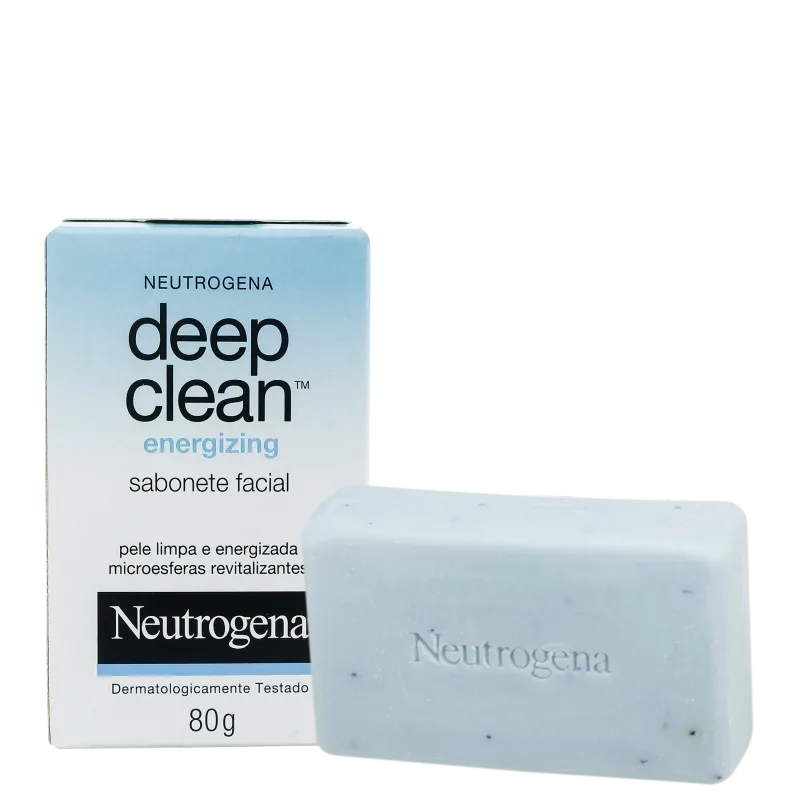 Neutrogena Deep Clean Energizing - Sabonete em Barra Facial 80g