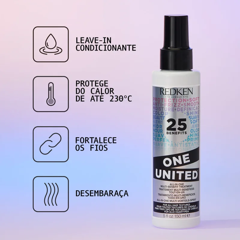 Redken One United 25 Benefits - Tratamento Multibenefícios 150ml