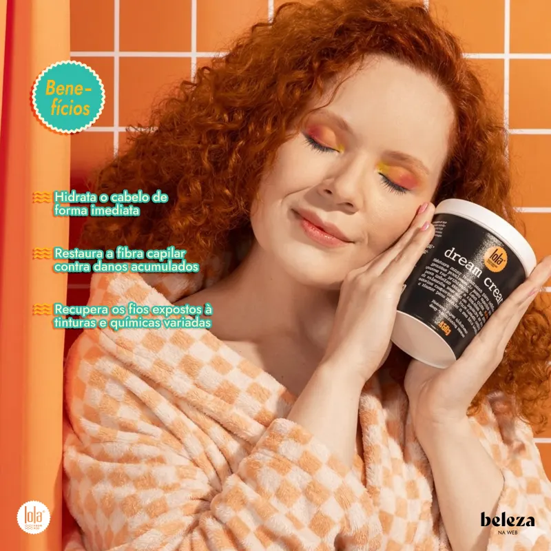 Lola From Rio Dream Cream - Máscara de Hidratação 450g