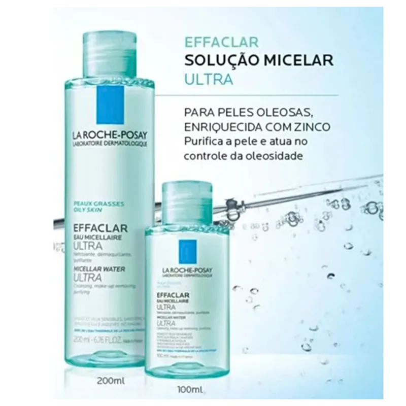 La Roche-Posay Effaclar Solução Ultra - Água Micelar 200ml