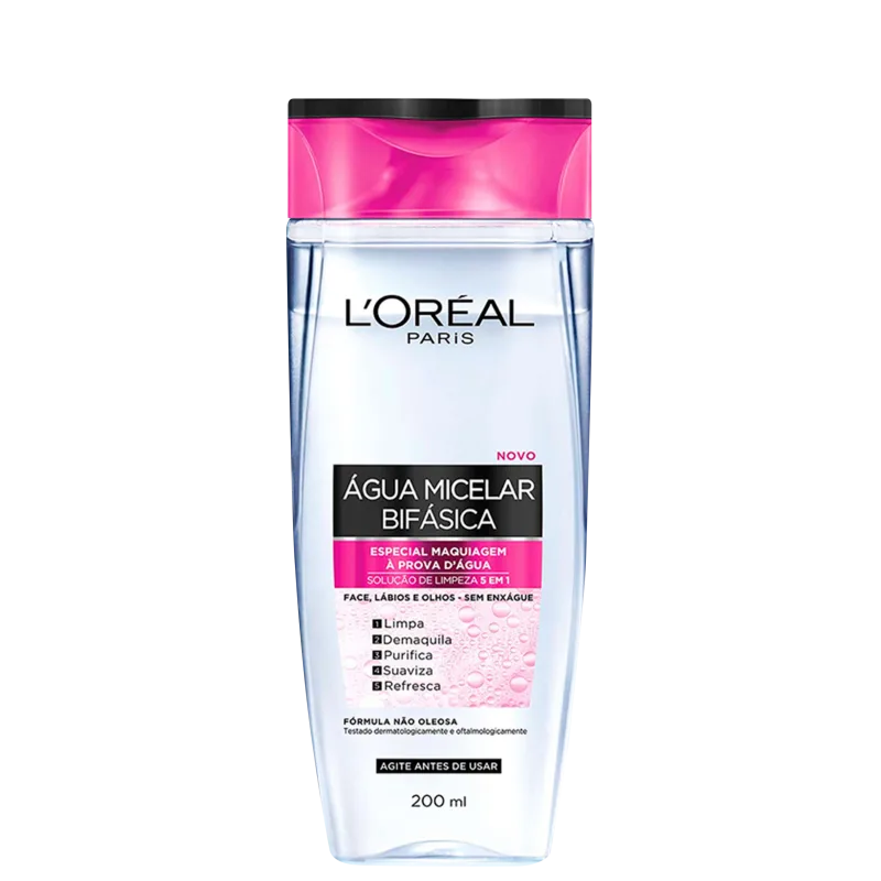 L'Oréal Paris Dermo Expertise Solução de Limpeza 5 em 1- Água Micelar Bifásica 200ml