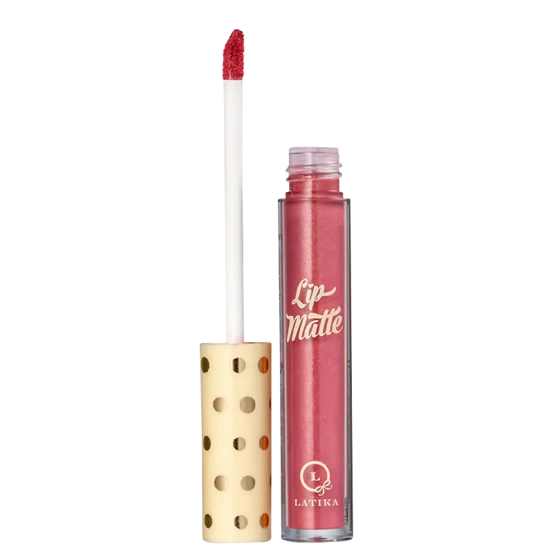 Latika Lip Nude Nº 45 - Batom Líquido Metálico 4ml