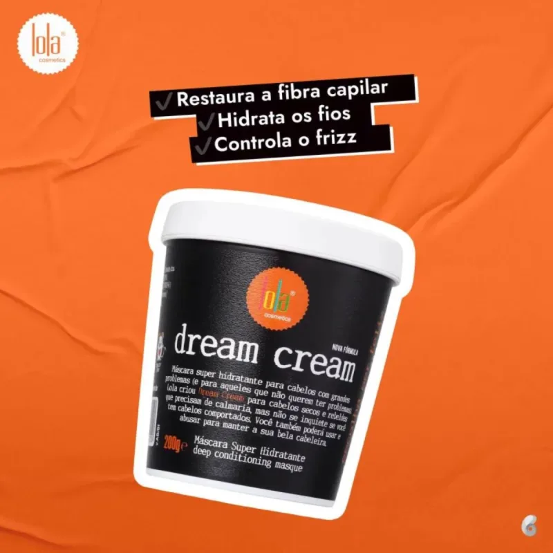 Lola Cosmetics Dream Cream - Máscara Capilar 200g