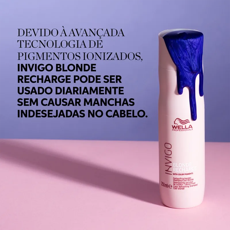 Kit Wella Professionals Invigo Blonde Recharge Duo (2 Produtos)