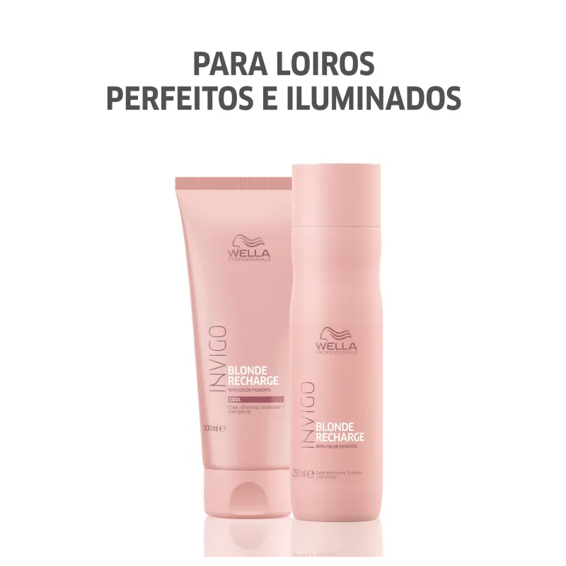 Kit Wella Professionals Invigo Blonde Recharge Duo (2 Produtos)