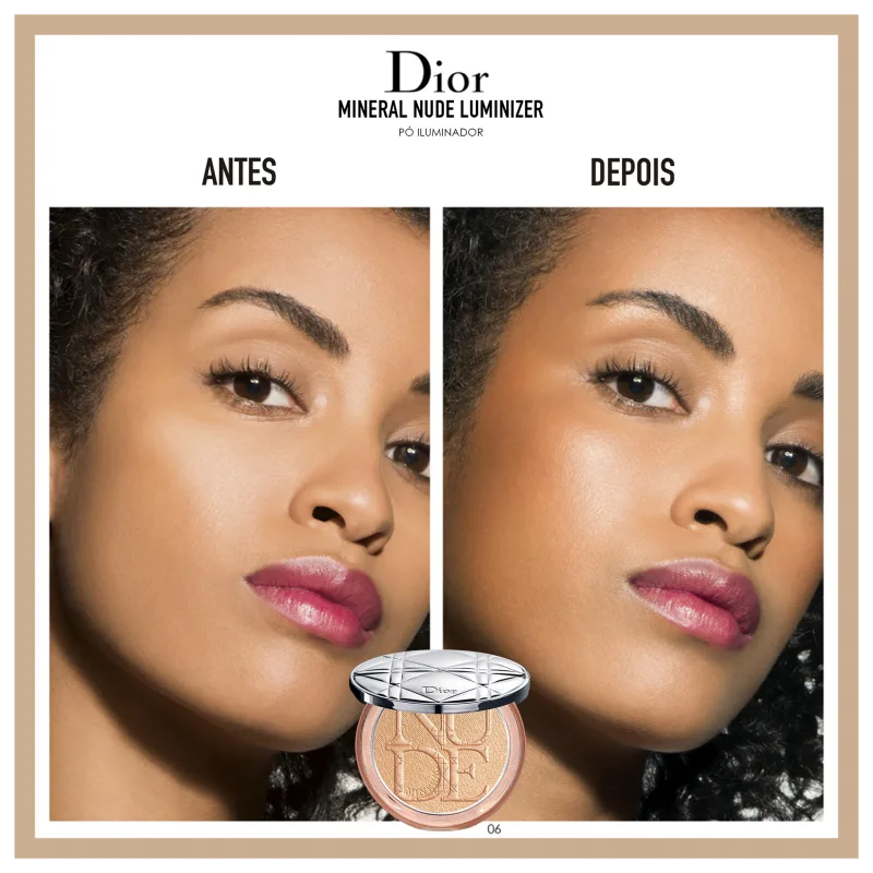 Dior Diorskin Nude Luminizer 03 Golden Glow - Pó Iluminador 7g 