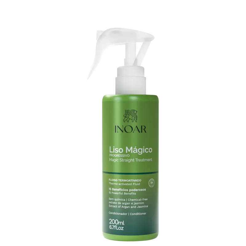 Inoar Liso Mágico Progressivo - Fluído Protetor Termoativo 200ml