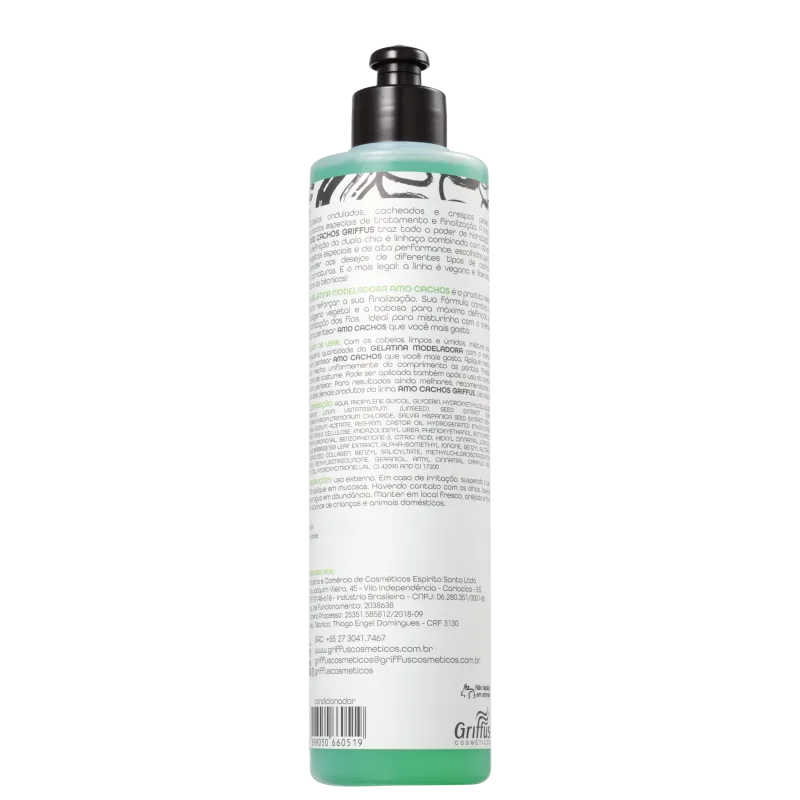 Griffus Amo Cachos - Gelatina Ativadora de Cachos 420ml