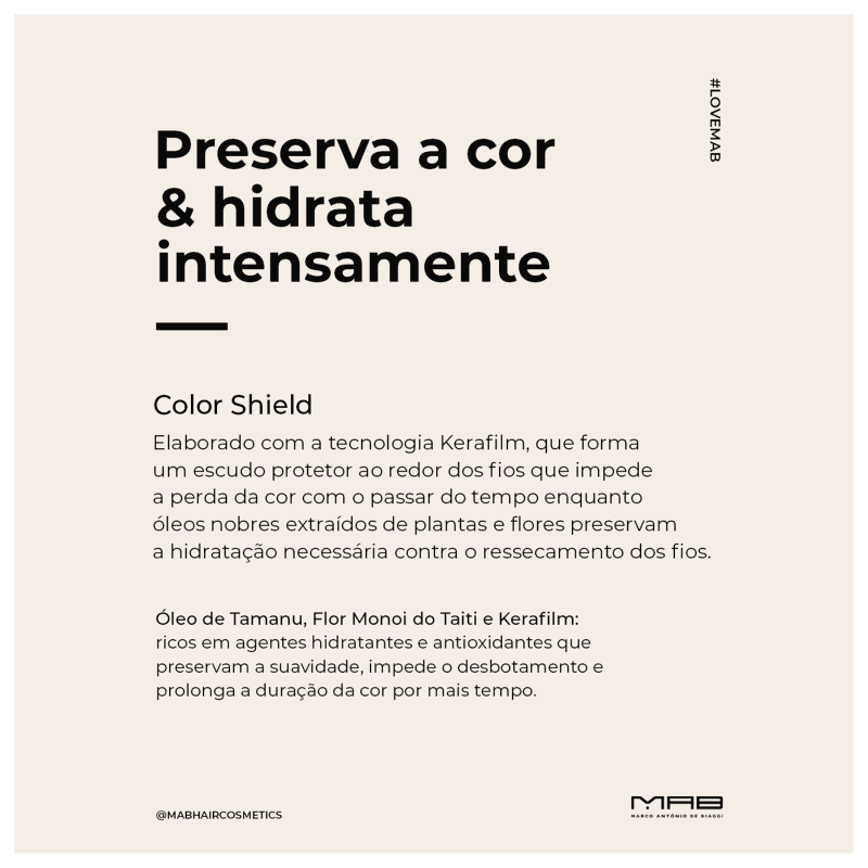 MAB Marco Antônio de Biaggi Color Shield - Condicionador 1000ml