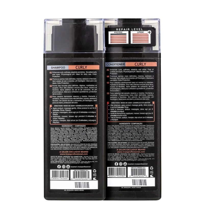Combo Curly: Shampoo 300ml + Condicionador 300ml