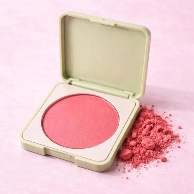 Blush Compacto Ruby Rose Silk Skin Natural Flush Cherry Crush Hb-t1001-2