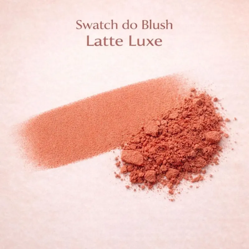 Blush Compacto Ruby Rose Silk Skin Natural Flush Latte Luxe Hb-t1001-3