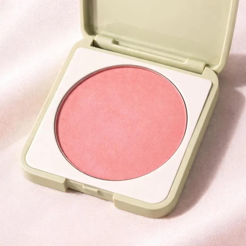 Blush Compacto Ruby Rose Silk Skin Natural Flush Peach Glow Hb-t1001-1