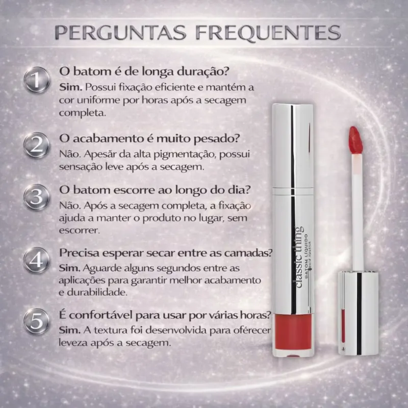 Batom Líquido Ruby Rose Blow Classic Thing Bl70 Red Lips Hb-l6205-7