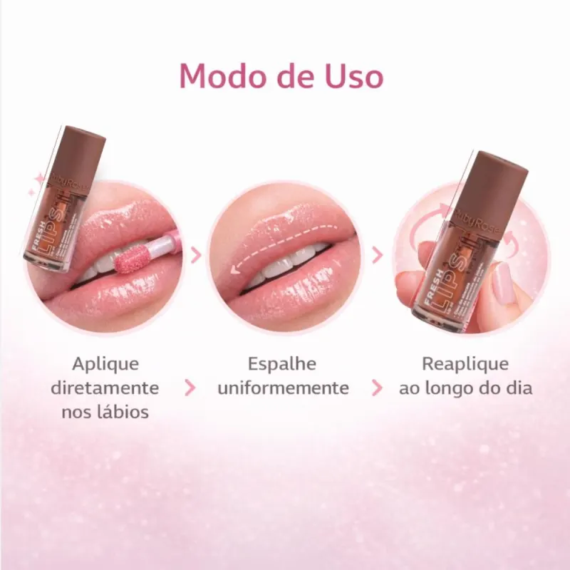Lip Oil Ruby Rose Fresh Lips Hb-l6526 Gl01