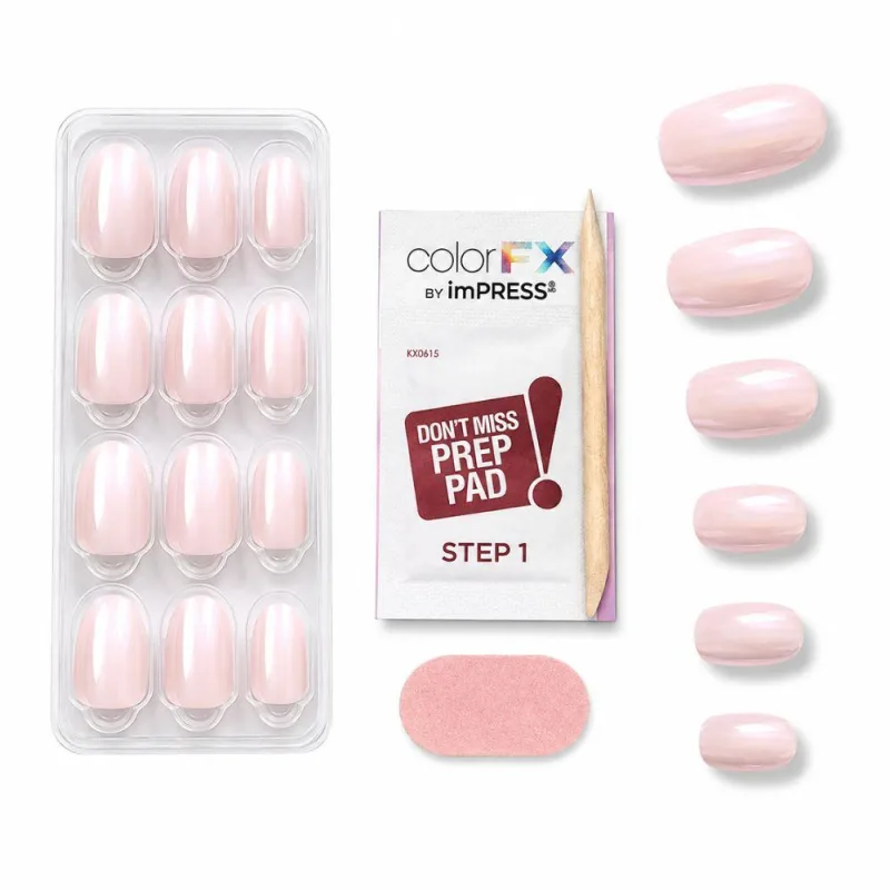 Unhas Autocolantes Kiss Ny Color Fx By Impress Adorable Imcf02x