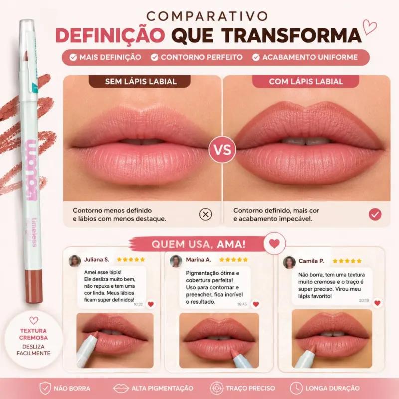 Lápis Labial Ruby Rose Wonder Timeless Infinite Hb-l6701-1