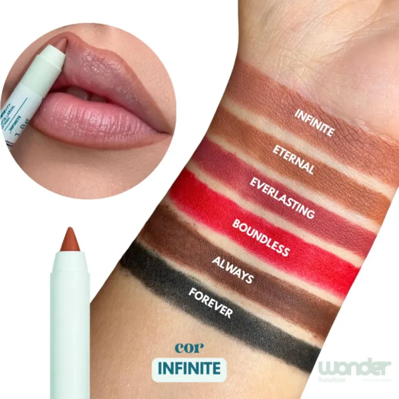 Lápis Labial Ruby Rose Wonder Timeless Infinite Hb-l6701-1
