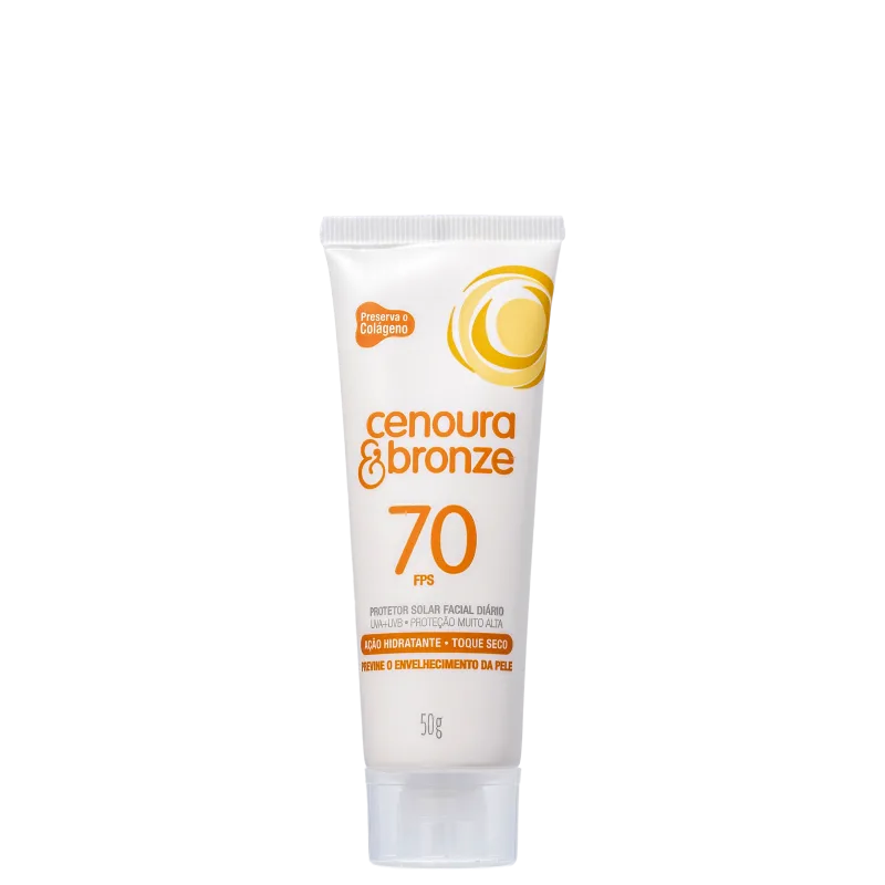 Cenoura & Bronze FPS 70 - Protetor Solar Facial 50g