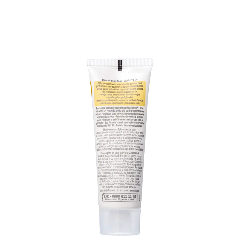 Cenoura & Bronze FPS 70 - Protetor Solar Facial 50g
