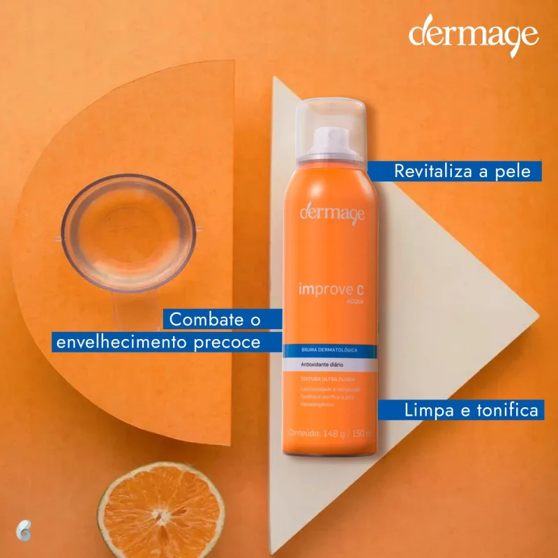 Dermage Improve C Acqua Bruma Dermatológica - Água Termal 150ml